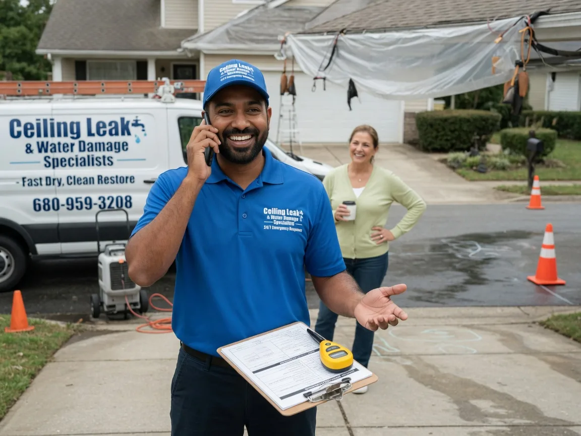 Ceiling Leak Cleanup Alexander, AR FAQs